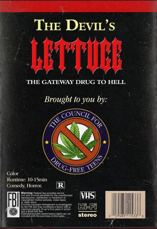 The Devil's Lettuce: A Cursed 90s PSA poster